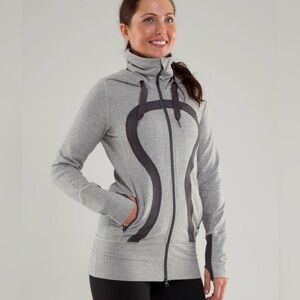 Lululemon Stride logo zip up jacket